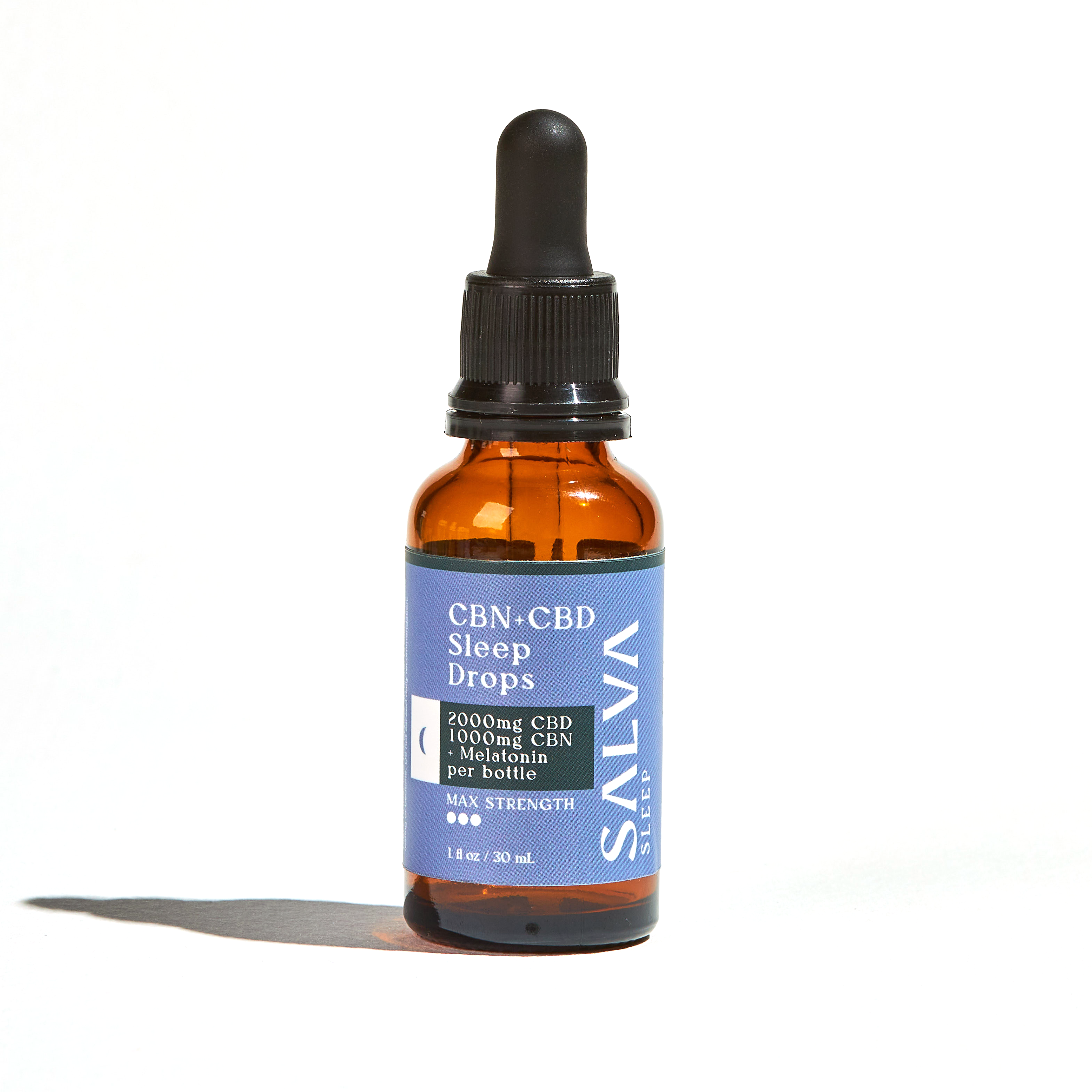 SALVA Sleep Drops: 2000mg CBD + 1000mg CBN + Melatonin (30 ml)