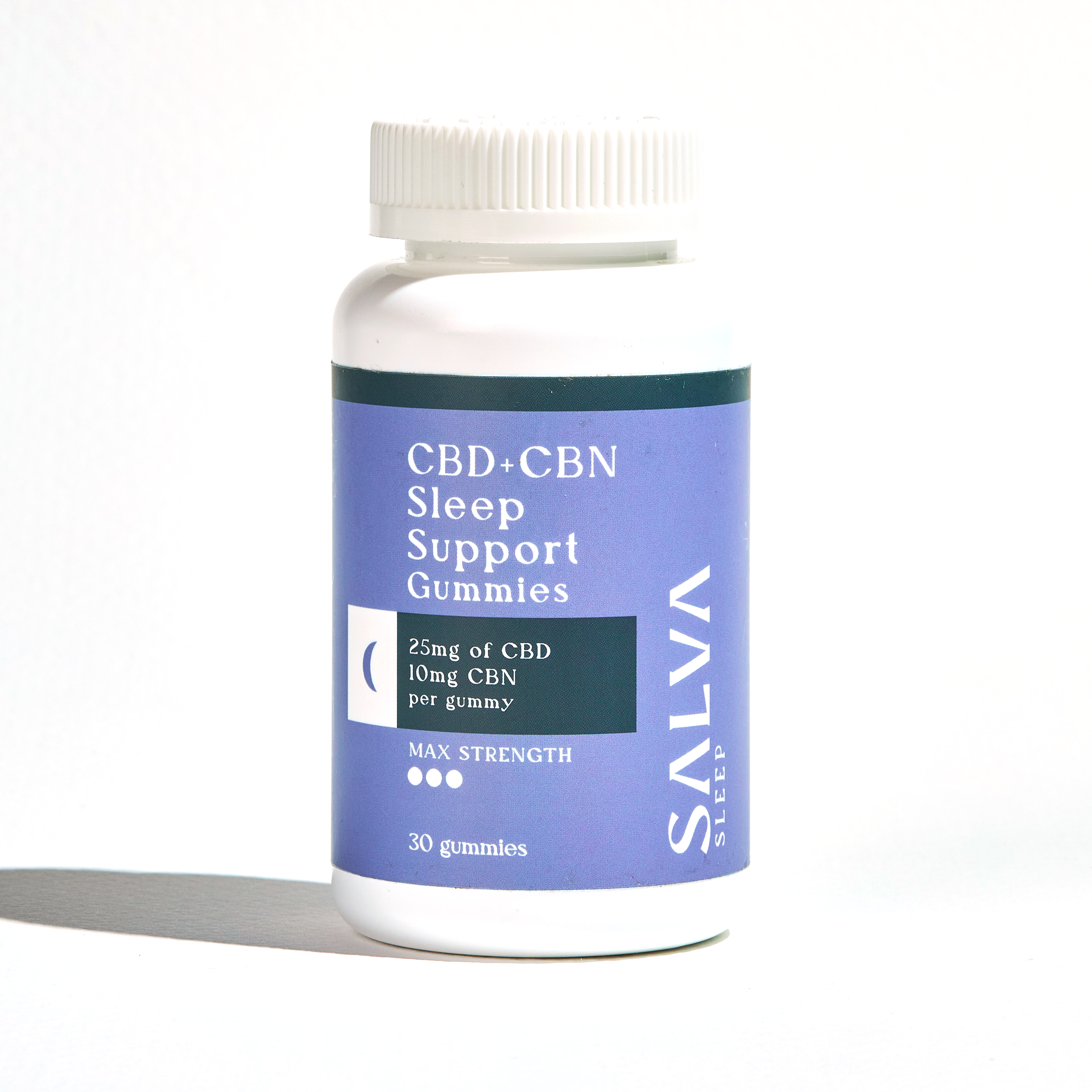 SALVA Sleep Support Gummies: 25mg of CBD + 10mg CBN (30 gummies)